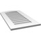 Ekena Millwork Arch Top Surface Mount PVC Gable Vent: Functional, w/ 3-1/2"W x 1"P Standard Frame, 18"W x 34"H GVPAR18X3401SF - alternate 4